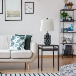 Moroccan Table Lamp With Fabric Shade Blue - Lalia Home 10 Moroccan Table Lamp With Fabric Shade Blue - Lalia Home -Adesso Sales Store GUEST 4aa0d825 92dd 404a 8107 65bc37c11189