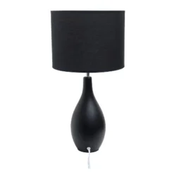 Oval Bowling Pin Base Ceramic Table Lamp - Simple Designs -Adesso Sales Store GUEST 4ea852ee ab48 4b62 aa99 0a0cb7b044f1