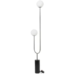 2-Light 73" X 16" Marble Orb Floor Lamp With Marble Base - Olivia & May -Adesso Sales Store GUEST 5a890413 3770 4760 8c7e a7a0243e5585