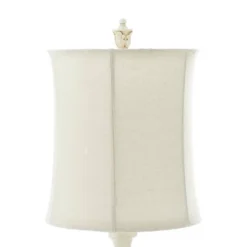 Polystone Buffet Lamp With Drum Shade White - Olivia & May -Adesso Sales Store GUEST 5ac1b3bf af43 43b9 b0fd ecef1b491367