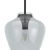1-Light Vidria Pendant Matte Black - Hunter Fan