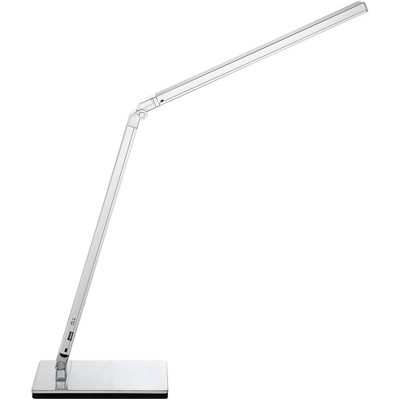 360 Lighting Jett Modern Desk Lamp 16 1/2" High Silver With USB Port And Nightlight LED Dimmer Touch On Off For Bedroom Bedside Nightstand Family Home 8 360 Lighting Jett Modern Desk Lamp 16 1/2" High Silver With USB Port And Nightlight LED Dimmer Touch On Off For Bedroom Bedside Nightstand Family Home - Image 8