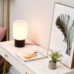 12" Cohen Table Lamp With Frosted Glass Shade - Globe Electric 6 12" Cohen Table Lamp With Frosted Glass Shade - Globe Electric -Adesso Sales Store GUEST 5b6aff02 32d5 46e0 803a 63408945bad4