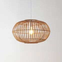 17.5" 1-Light Leo Farmhouse Coastal Rattan LED Pendant Brown - JONATHAN Y 19 17.5" 1-Light Leo Farmhouse Coastal Rattan LED Pendant Brown - JONATHAN Y -Adesso Sales Store GUEST 5d12d1d1 2c0e 4d02 81e2 b244a7d6a83f