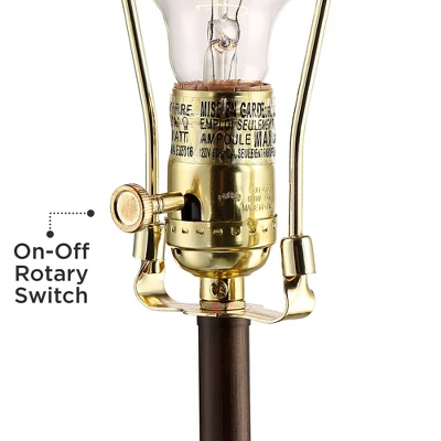 360 Lighting Todd Modern Table Lamps 30" Tall Set Of 2 Bronze With USB And AC Power Outlet In Base Oatmeal Shade For Bedroom Living Room Bedside Desk 5 360 Lighting Todd Modern Table Lamps 30" Tall Set Of 2 Bronze With USB And AC Power Outlet In Base Oatmeal Shade For Bedroom Living Room Bedside Desk - Image 5