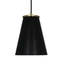 10.38" Metal Pendant Ceiling Light Black - Cresswell Lighting -Adesso Sales Store GUEST 5e3461d7 124d 40e9 bde5 5d7e826ed3e6