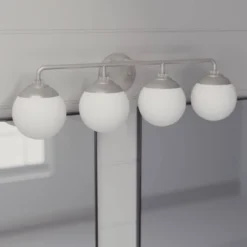 4-Light Hepburn Wall Sconce Brushed Nickel - Hunter Fan -Adesso Sales Store GUEST 605b81db 20aa 477b b5d0 dcafcbed0e4b