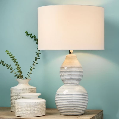 Catalina Wave Table Lamp White - Splendor Home 4 Catalina Wave Table Lamp White - Splendor Home - Image 4