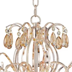 Vienna Full Spectrum Mellie Champagne Gold Chandelier 24" Wide French Crystal 6-Light Fixture For Dining Room House Kitchen Island Entryway Bedroom -Adesso Sales Store GUEST 64e15170 a9c1 4d09 99a1 eca8eaa879d6