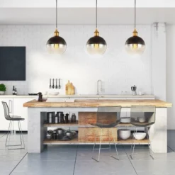 7.5" Metal Adjustable Nixon Drop Globe Pendant (Includes Energy Efficient Light Bulb) Brass - JONATHAN Y -Adesso Sales Store GUEST 662299d7 14f7 4f9b bcb8 008a3e7f58a8