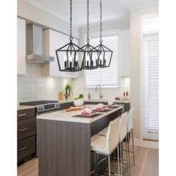 10" 3-Light Ojai Iron Classic Modern Lantern LED Pendant - JONATHAN Y -Adesso Sales Store GUEST 69f108f8 2ad0 4c36 83f6 ce66abf4c9a0