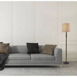 58" 3-way William Floor Lamp Black - Adesso -Adesso Sales Store GUEST 6a1464ce 9438 49bc aa08 eefa3be42f31