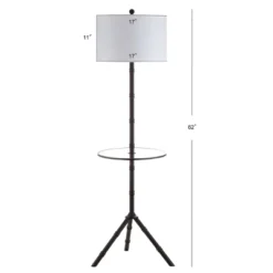 62" Metal Hall End Table Floor Lamp (Includes Energy Efficient Light Bulb) - JONATHAN Y -Adesso Sales Store GUEST 6a5788c8 cef9 431b 95da 9edf3420b355