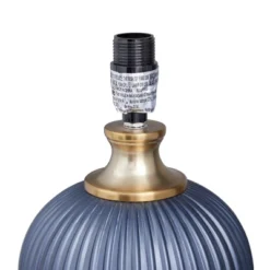 Fabric Table Lamp With Drum Shade Blue - Olivia & May -Adesso Sales Store GUEST 6b4bfaed ca86 4c96 a5c7 170b20a0d57c