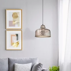 11" Bela Silver Metal Bowl Shaped Pendant Ceiling Light - River Of Goods -Adesso Sales Store GUEST 6cbaf0f9 2a4c 44ee a8e1 b862d4260eae