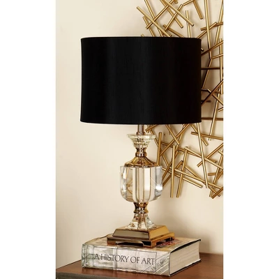 Crystal Table Lamp With Drum Shade Gold - Olivia & May 14 Crystal Table Lamp With Drum Shade Gold - Olivia & May - Image 14