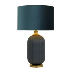Fabric Table Lamp With Drum Shade Blue - Olivia & May -Adesso Sales Store GUEST 6e8a528a ebea 485d ada2 6c5fada9fed3