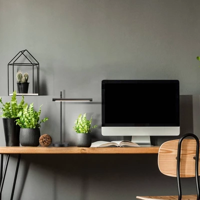 15" 5-Way LED Integrated Desk Lamp Matte Black (Includes LED Light Bulb) - Globe Electric 4 15" 5-Way LED Integrated Desk Lamp Matte Black (Includes LED Light Bulb) - Globe Electric - Image 4