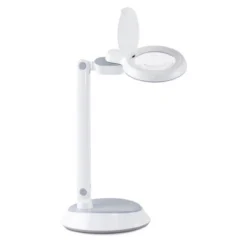 15" Folding Mag Desk Lamp White (Includes LED Light Bulb) - OttLite