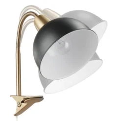 20" Zuri Clip-Arm Table Lamp With Shade Black - Globe Electric -Adesso Sales Store GUEST 76bd15c4 1f85 4e1a a738 7d4b3011f8a8