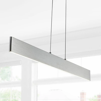 40" Adjustable Metal Draper Dimmable Linear Pendant (Includes Energy Efficient Light Bulb) - JONATHAN Y 5 40" Adjustable Metal Draper Dimmable Linear Pendant (Includes Energy Efficient Light Bulb) - JONATHAN Y - Image 5