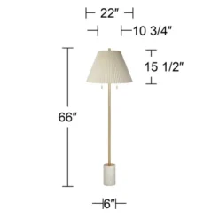 Possini Euro Design Milan Modern 66" Tall Floor Lamp Gold Metal Beige Pleated Empire Fabric Shade For Living Room Bedroom Office 9 Possini Euro Design Milan Modern 66" Tall Floor Lamp Gold Metal Beige Pleated Empire Fabric Shade For Living Room Bedroom Office -Adesso Sales Store GUEST 790a2411 e060 4609 a10b ff802a15a750