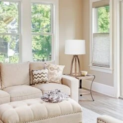 Wood Arch Farmhouse Old Table Lamp With Fabric Shade White - Lalia Home -Adesso Sales Store GUEST 7af99e0c bc71 42b2 a5f1 f35154173276