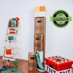 Ukonic Minecraft Brownstone Torch Standing Floor Lamp And Storage Unit | 5 Feet Tall -Adesso Sales Store GUEST 7dccb127 2981 4ce8 ad6b 86c1592fc9e8