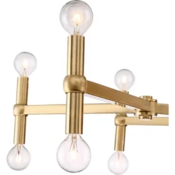Possini Euro Design Marya Satin Brass Chandelier 37" Wide Modern 24-Light Fixture For Dining Room House Foyer Kitchen Island Entryway Bedroom Home -Adesso Sales Store GUEST 80f1b7db 4781 4ac8 938b b8395274afb5