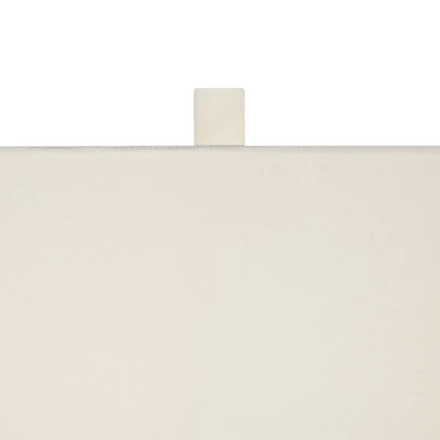 360 Lighting Modern Table Lamps 26" High Set Of 2 White Gourd Fabric Tapered Drum Shade For Bedroom Living Room House Home Bedside Nightstand Office 2 360 Lighting Modern Table Lamps 26" High Set Of 2 White Gourd Fabric Tapered Drum Shade For Bedroom Living Room House Home Bedside Nightstand Office - Image 2