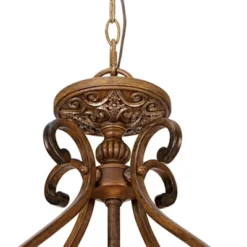 Kathy Ireland Sterling Estate Golden Bronze Pendant Chandelier 26 1/2" Wide Rustic Champagne Bowl Shade 3-Light Fixture For Dining Room Kitchen Island -Adesso Sales Store GUEST 8242ab50 e2cb 45a0 960c 052976bcc436