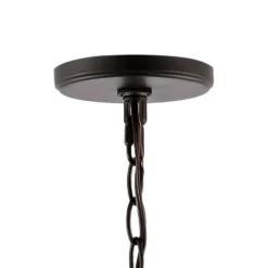 13.5" 3-Light Bee Modern Farmhouse Iron/Glass LED Pendant Oil Rubbed Bronze/Clear - JONATHAN Y -Adesso Sales Store GUEST 84a58899 f762 490d a012 a7c502c4b7fb
