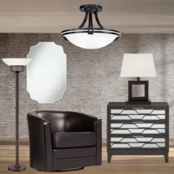 Possini Euro Design Light Blaster Modern Torchiere Floor Lamp 72 1/2" Tall Warm Bronze LED White Frosted Glass Bowl Shade For Living Room Bedroom Home -Adesso Sales Store GUEST 850569d9 d068 4326 aad7 a33ef97851f4