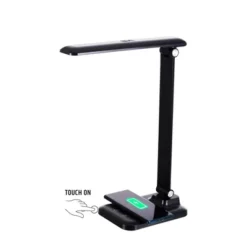 Bright Clean Desk Lamp Black (Includes LED Light Bulb) - Brilli