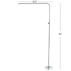 63" Natalie Floor Lamp (Includes Energy Efficient Light Bulb) - JONATHAN Y -Adesso Sales Store GUEST 86e2c523 332a 433d 8524 4a011381f5d1