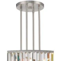 Stiffel Brushed Nickel Chandelier 40 1/4" Wide Modern 2-Tier Frame Clear Crystal 16-Light Fixture For Dining Room House Entryway -Adesso Sales Store GUEST 881e5ef4 cd95 49b2 a203 8f761ea231e7