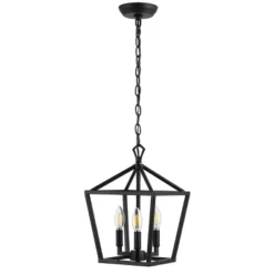 10" 3-Light Ojai Iron Classic Modern Lantern LED Pendant - JONATHAN Y -Adesso Sales Store GUEST 89230416 a01d 48ef a35a 470aee8f473e