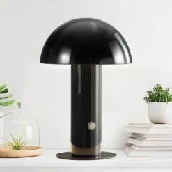 10.75" Boletus Contemporary Bohemian Rechargeable/Cordless Iron LED Mushroom Table Lamp - JONATHAN Y -Adesso Sales Store GUEST 8aef29eb bdb6 4cbd bbe5 22a625eb9cc9