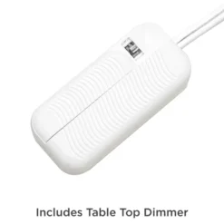 360 Lighting Sergio Modern Accent Table Lamps 23 1/2" High Set Of 2 Acrylic Chrome USB Charging Port White Drum For Bedroom Living Room Bedside Desk -Adesso Sales Store GUEST 8b0468f4 1ce9 4e33 b8bb 2d72cd996834