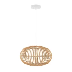 17.5" 1-Light Leo Farmhouse Coastal Rattan LED Pendant Brown - JONATHAN Y 33 17.5" 1-Light Leo Farmhouse Coastal Rattan LED Pendant Brown - JONATHAN Y -Adesso Sales Store GUEST 8b7e7c4a eb2c 4f16 87a2 febfa503fe3e