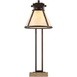 Franklin Iron Works Maricopa Rustic Farmhouse Desk Lamp 21 1/4" High Bronze Metal With USB And AC Power Outlet Mica Shade For Bedroom Living Room Home 15 Franklin Iron Works Maricopa Rustic Farmhouse Desk Lamp 21 1/4" High Bronze Metal With USB And AC Power Outlet Mica Shade For Bedroom Living Room Home -Adesso Sales Store GUEST 8f2fa31d 0e16 40cf 9cdc 5761b8ff99b8
