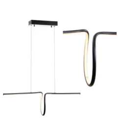 34.5" Adjustable Metal Ali Dimmable Linear Pendant (Includes Energy Efficient Light Bulb) - JONATHAN Y -Adesso Sales Store GUEST 903b28c4 f7e8 4635 9273 8f962951c4ae