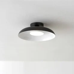 1-Light LED Integrated Matte Black Flush Mount Ceiling Light - Globe Electric -Adesso Sales Store GUEST 90ba5109 ee35 4b8f a1ea 581ba96816e8