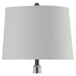 30" Cayos Rope Glass Table Lamp Clear - StyleCraft