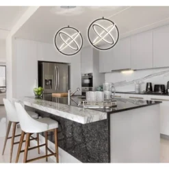 16.5" Adjustable Orbit Pendant (Includes Energy Efficient Light Bulb) Black - JONATHAN Y -Adesso Sales Store GUEST 91ad6306 5bf1 4b41 85f5 fdbd0c79be44