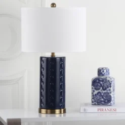 Roxanne Table Lamp (Set Of 2) - Navy - Safavieh -Adesso Sales Store GUEST 93766016 9c56 40f3 a05c aed70c143554