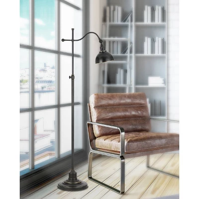 48" X 60" Portico Metal Floor Lamp Oil Rubbed Bronze Finish - Cal Lighting 2 48" X 60" Portico Metal Floor Lamp Oil Rubbed Bronze Finish - Cal Lighting - Image 2
