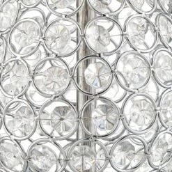 360 Lighting Sergio Modern Accent Table Lamps 23 1/2" High Set Of 2 Acrylic Chrome USB Charging Port White Drum For Bedroom Living Room Bedside Desk -Adesso Sales Store GUEST 93df4883 5585 487f 9c5d 6e990a7cb42c