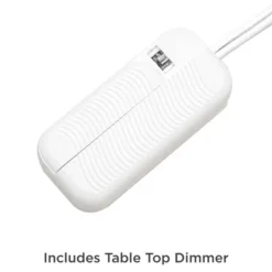 360 Lighting Camile Modern Table Lamps 25" High Set Of 2 Brushed Nickel With Table Top Dimmers USB Charging Port Off White Drum Shade For Office Desk -Adesso Sales Store GUEST 9788a20e 45fd 4ffc 85d2 14976068c2fe