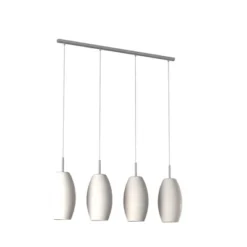 Batista 1 Multi Light Pendant Ceiling Light 39.5 " Matte Nickel - Eglo -Adesso Sales Store GUEST 97d87445 10bb 4634 b198 8a68cf614153